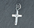 Sterling Silver Cross Charm, Small Cross Charm, (AF-173)